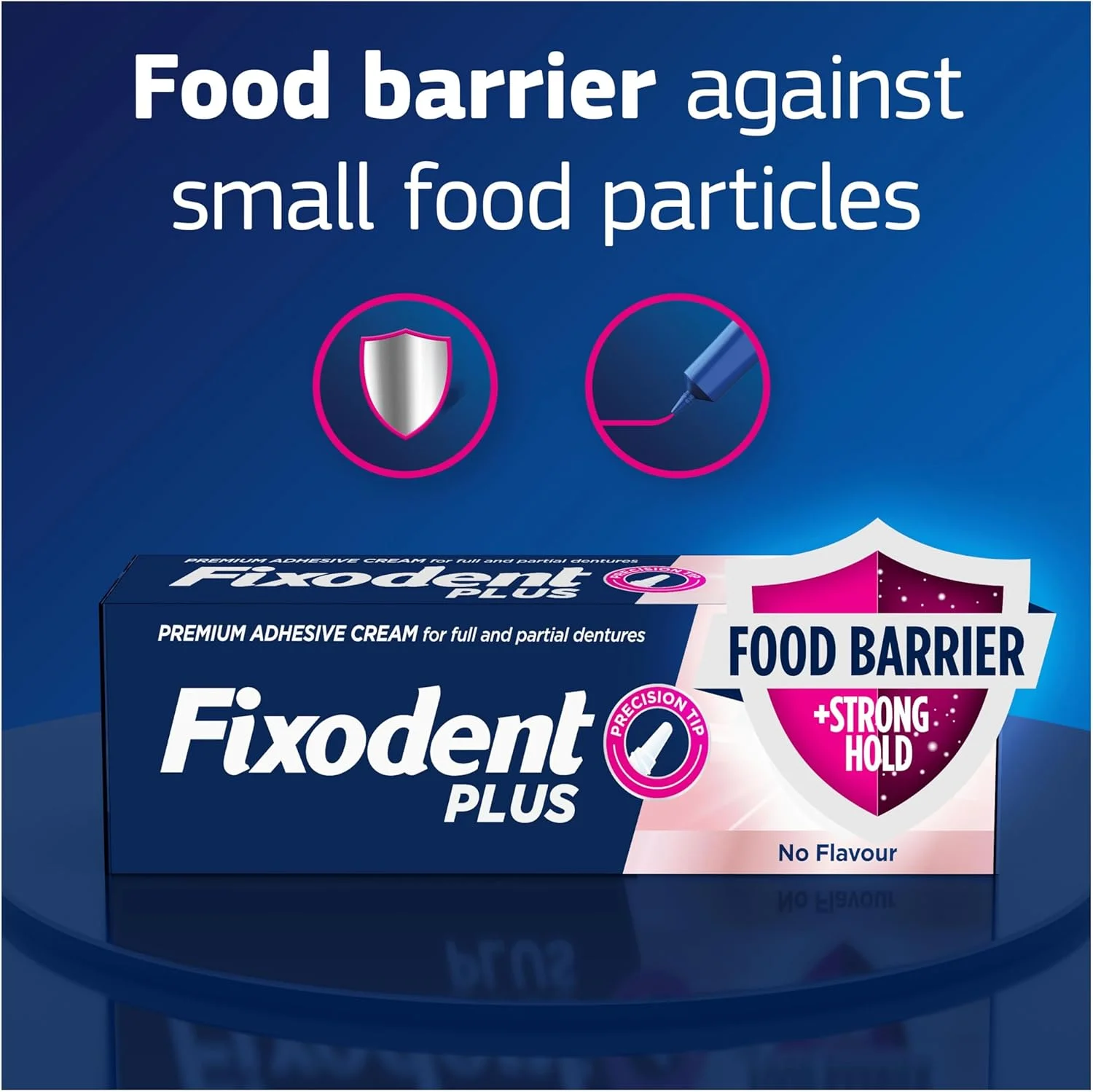چسب دندان مصنوعی فیکسودنت پلاس با درپوش محافظ غذا، 40 گرم (بسته 1 عددی) چسب دندان مصنوعی فیکسودنت پلاس با درپوش محافظ غذا، 40 گرم (بسته 1 عددی)