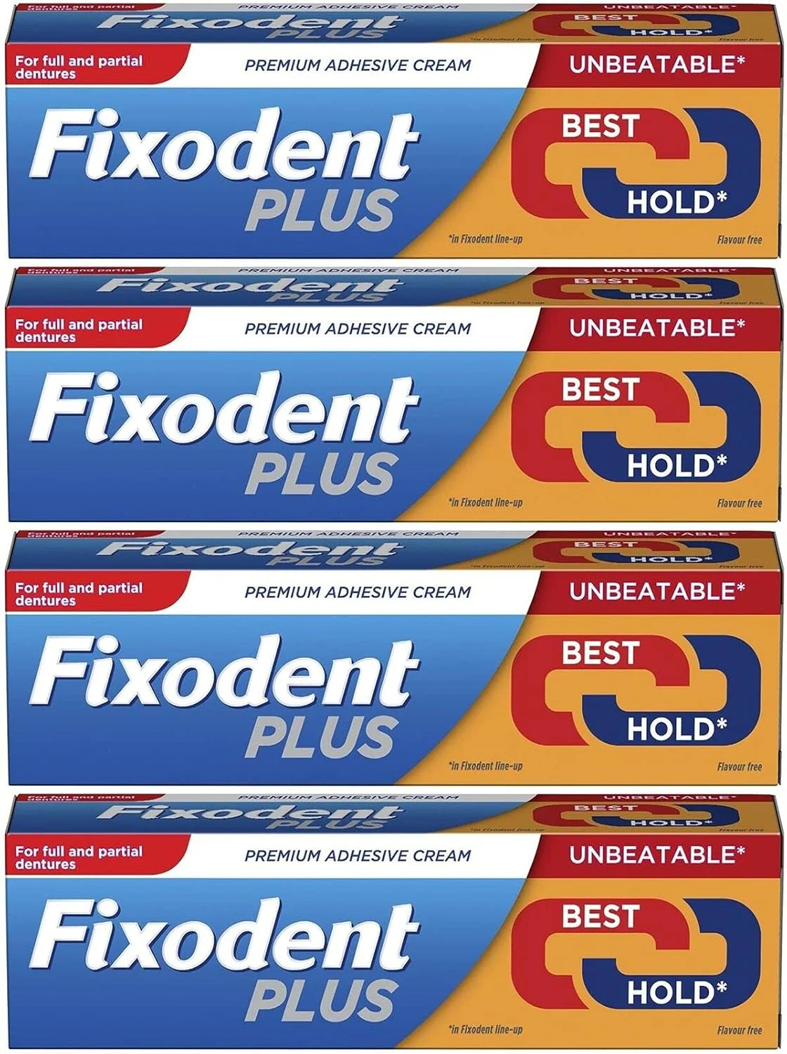 کرم چسب دندان مصنوعی فیکسودنت قدرت دوگانه 40 گرمی **بسته 4 عددی**