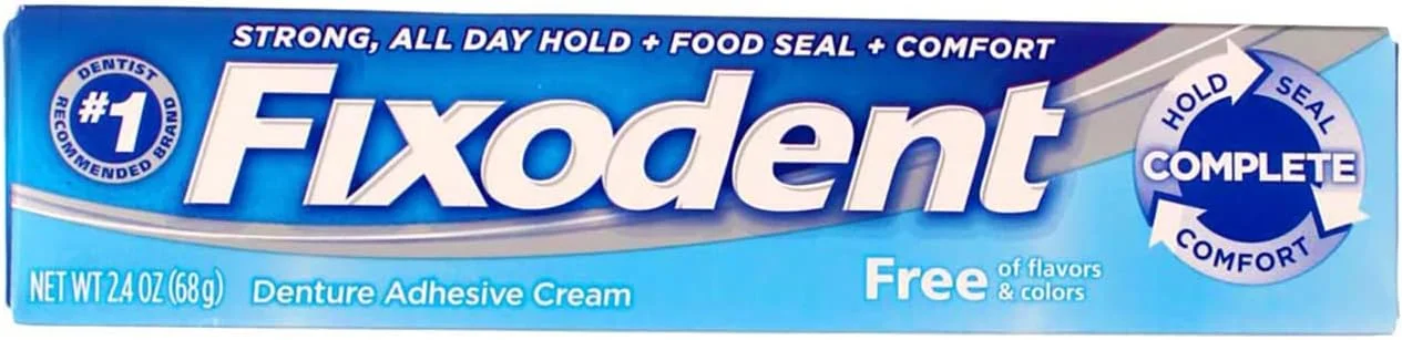کرم چسب دندان مصنوعی فیکسودنت فری 68 گرم (بسته 4 عددی)