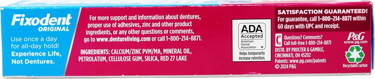 FIXODENT 2.4 OZ. REG FIXODENT 2.4 OZ. REG
