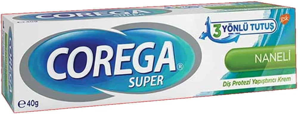 کرم فیکس کننده دندان مصنوعی Corega - برای دندان و لثه 40 گرم