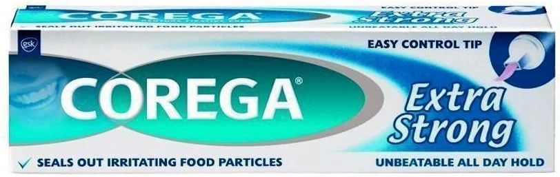 چسب دندان مصنوعی کورگا اکسترا استرانگ - 40 گرم چسب دندان مصنوعی کورگا اکسترا استرانگ - 40 گرم