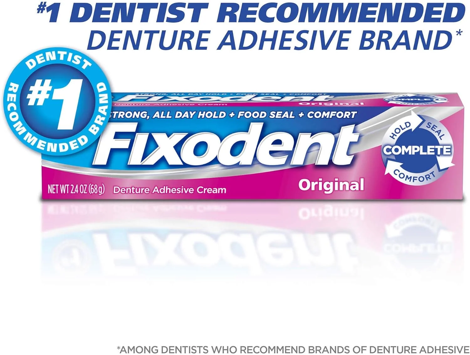 کرم چسب دندان مصنوعی فیکسودنت، اورجینال، 68 گرم، بسته 4 عددی کرم چسب دندان مصنوعی فیکسودنت، اورجینال، 68 گرم، بسته 4 عددی