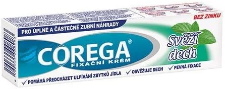 چسب دندان مصنوعی کورگا با طعم نعناع تازه چسب دندان مصنوعی کورگا با طعم نعناع تازه