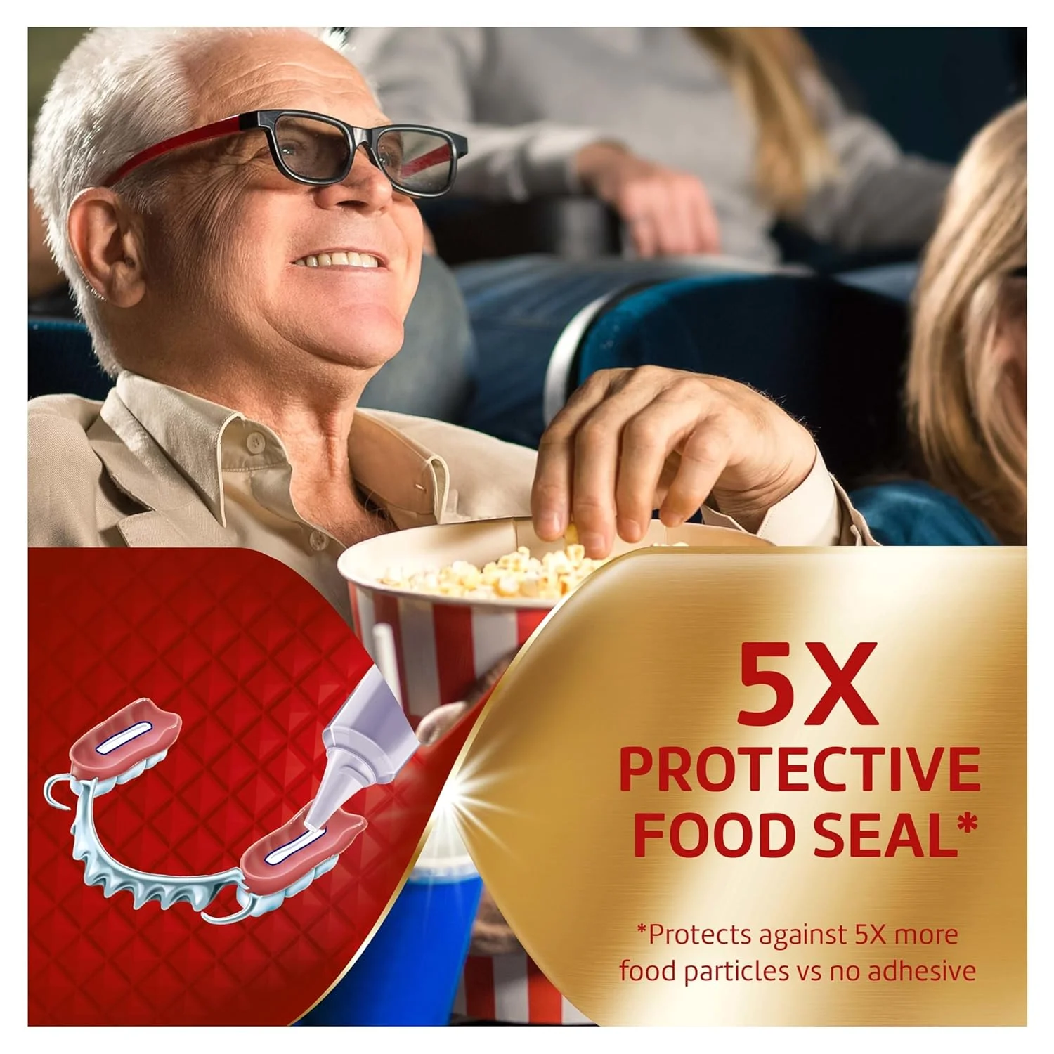 کرم چسب دندان مصنوعی سوپر پلی گریپ پاور مکس، کرم دندان مصنوعی برای نگهداری ایمن و مهر و موم مواد غذایی، بدون طعم - 62 گرم کرم چسب دندان مصنوعی سوپر پلی گریپ پاور مکس، کرم دندان مصنوعی برای نگهداری ایمن و مهر و موم مواد غذایی، بدون طعم - 62 گرم