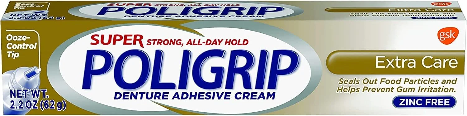 چسب دندان مصنوعی سوپر پلی گریپ مراقبت ویژه 62 گرم (بسته 6 عددی) چسب دندان مصنوعی سوپر پلی گریپ مراقبت ویژه 62 گرم (بسته 6 عددی)