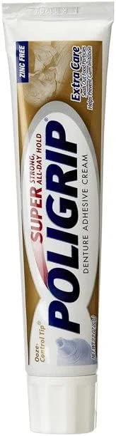 چسب دندان مصنوعی سوپر پلی گریپ مراقبت ویژه 62 گرم (بسته 6 عددی) چسب دندان مصنوعی سوپر پلی گریپ مراقبت ویژه 62 گرم (بسته 6 عددی)