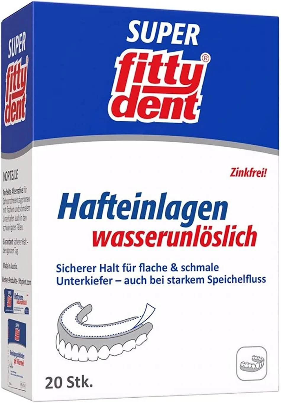 بالشتک چسب دندان مصنوعی ضد آب فیتی دنت، 15 عدد