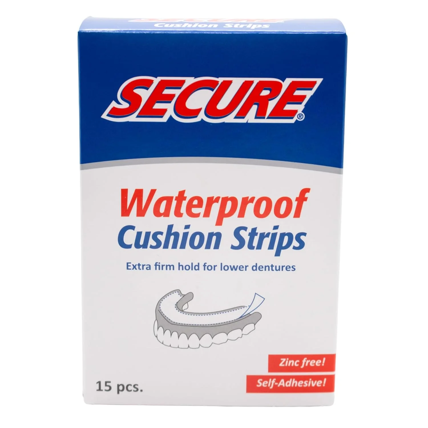 چسب دندان مصنوعی محکم، 15 عدد، بسته 3 عددی