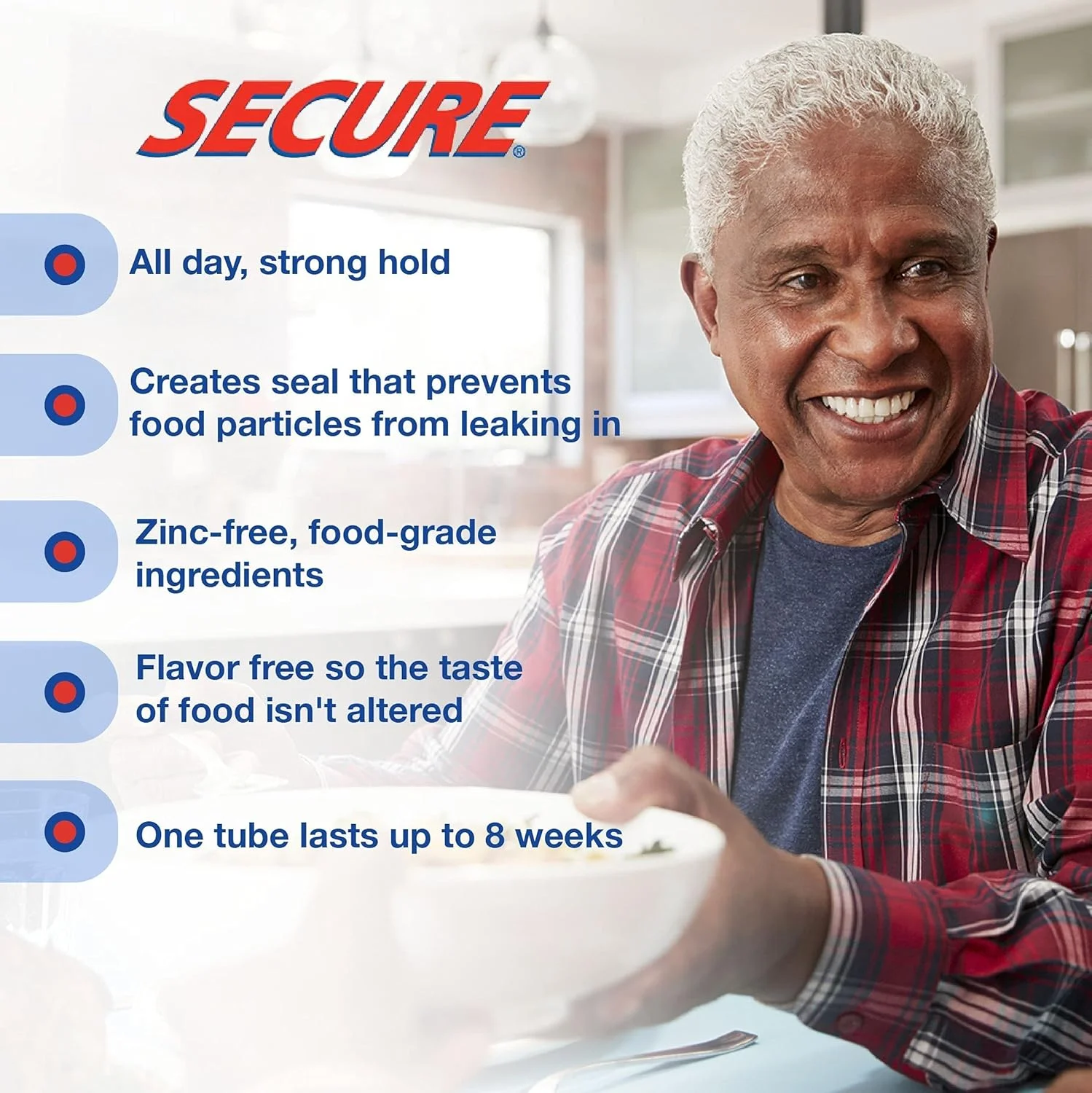 چسب دندان مصنوعی ضد آب و محکم - بدون زینک - چسبندگی فوق العاده قوی برای دندان های بالا، پایین یا پارسیل - 40 گرم (بسته 2 عددی) چسب دندان مصنوعی ضد آب و محکم - بدون زینک - چسبندگی فوق العاده قوی برای دندان های بالا، پایین یا پارسیل - 40 گرم (بسته 2 عددی)