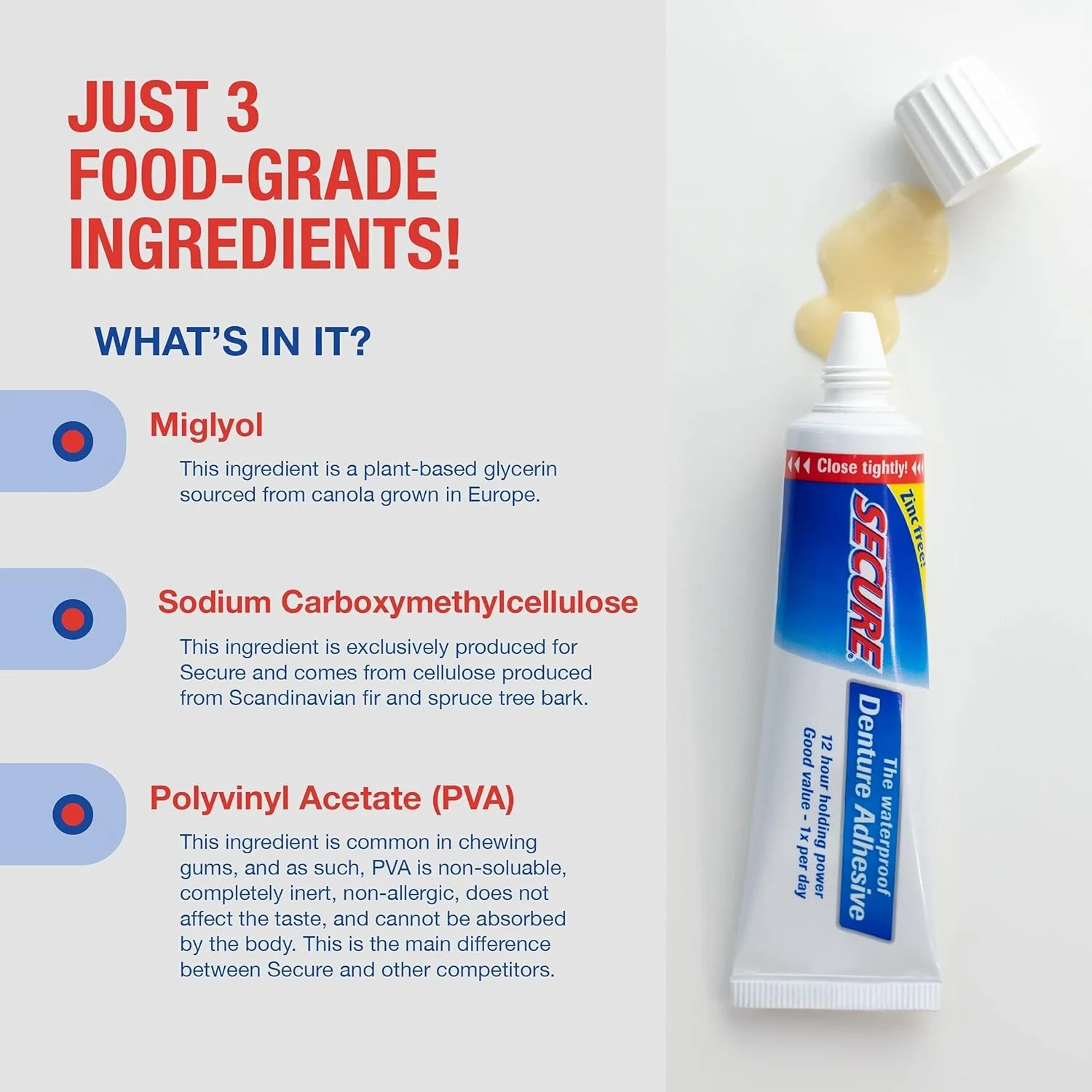 چسب دندان مصنوعی ضد آب و محکم - بدون زینک - چسبندگی فوق العاده قوی برای دندان های بالا، پایین یا پارسیل - 40 گرم (بسته 2 عددی) چسب دندان مصنوعی ضد آب و محکم - بدون زینک - چسبندگی فوق العاده قوی برای دندان های بالا، پایین یا پارسیل - 40 گرم (بسته 2 عددی)