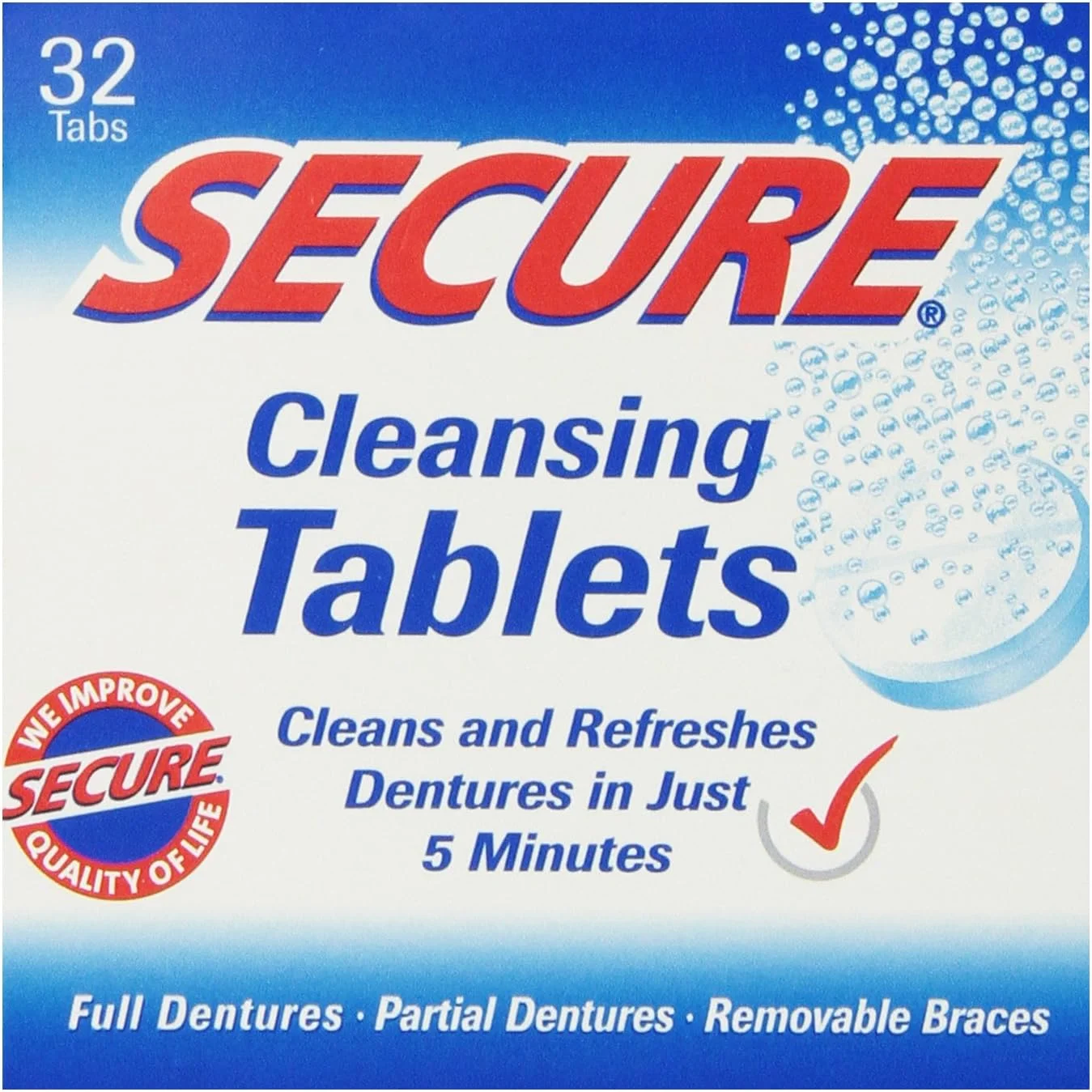 پاک کننده دندان مصنوعی ایمن (32 عدد) پاک کننده دندان مصنوعی ایمن (32 عدد)