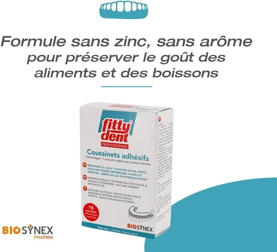 پدهای چسبی دندان مصنوعی فیتی دنت مدل Professional بسته 15 عددی پدهای چسبی دندان مصنوعی فیتی دنت مدل Professional بسته 15 عددی