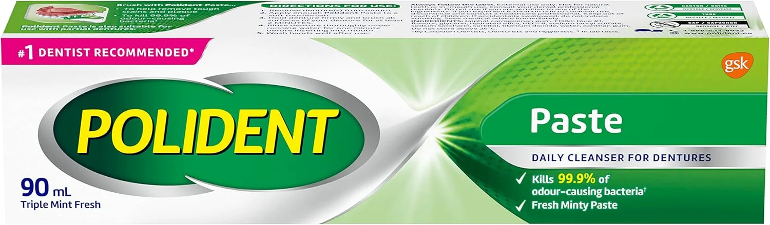 خمیر دندان روزانه پولیدنت با طعم نعناع سه گانه، 90 میلی لیتر خمیر دندان روزانه پولیدنت با طعم نعناع سه گانه، 90 میلی لیتر