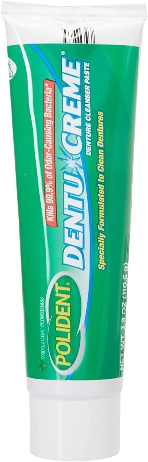 کرم پاک کننده دندان مصنوعی پولیدنت - 110 گرم، بسته 4 عددی