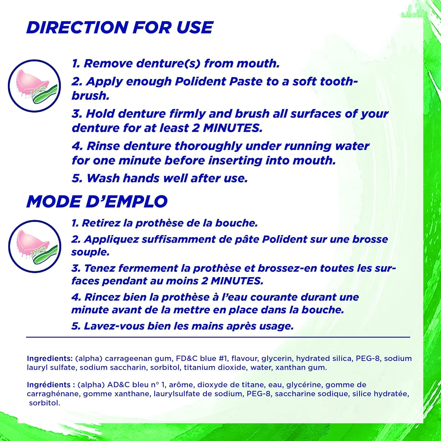 خمیر دندان روزانه پولیدنت با طعم نعناع سه گانه، 90 میلی لیتر