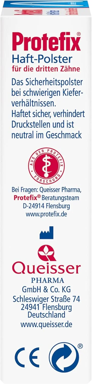 پدهای چسبی پروتفیکس برای دندان مصنوعی کامل، فک پایین، محافظت موثر در برابر نقاط فشار و التهاب، 30 پد چسبی