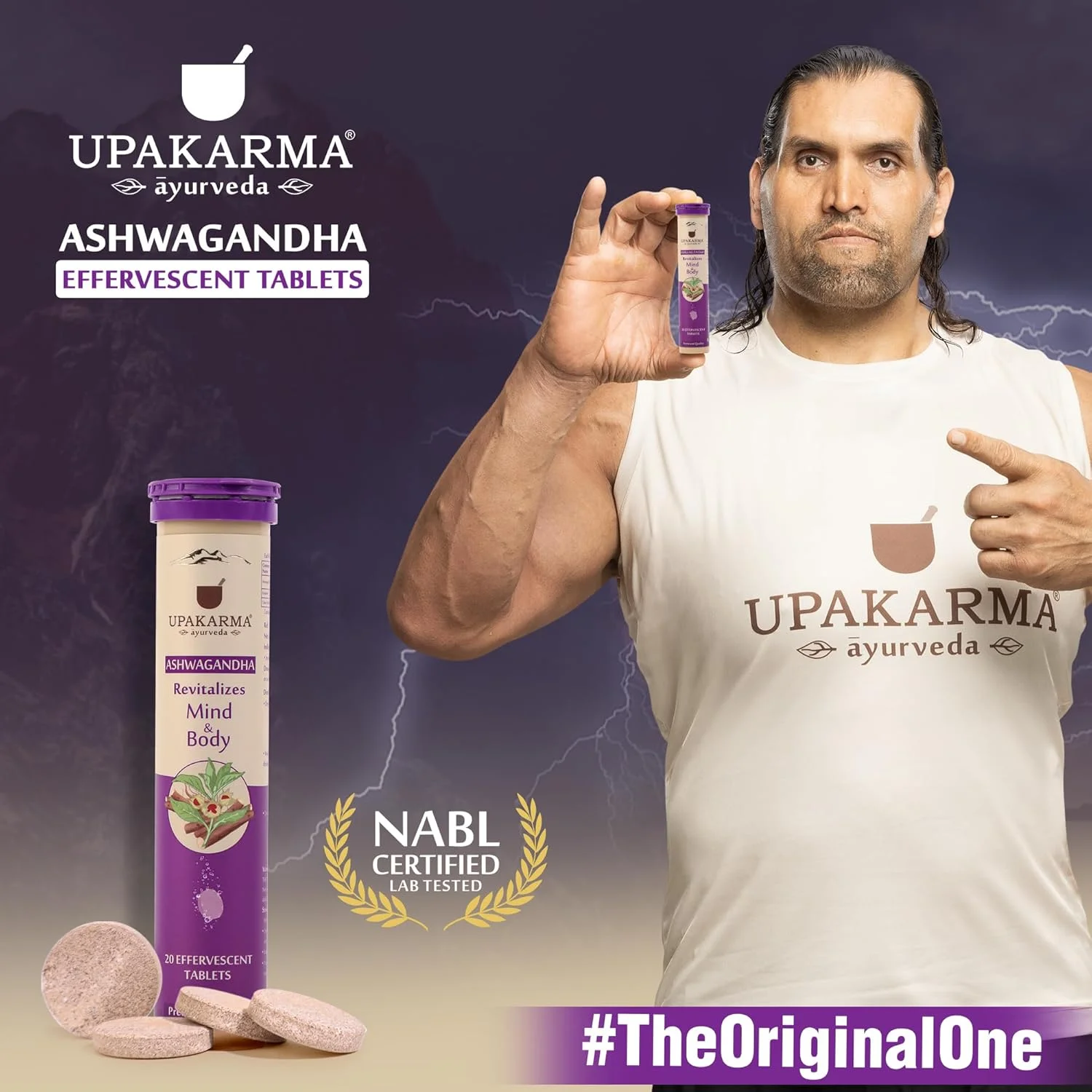 قرص جوشان آشواگاندا آپاکارما | تقویت کننده خلق و خو، تقویت کننده ایمنی | پشتیبانی شده توسط تحقیق و توسعه و آزمایش شده در آزمایشگاه - بسته 1 عددی