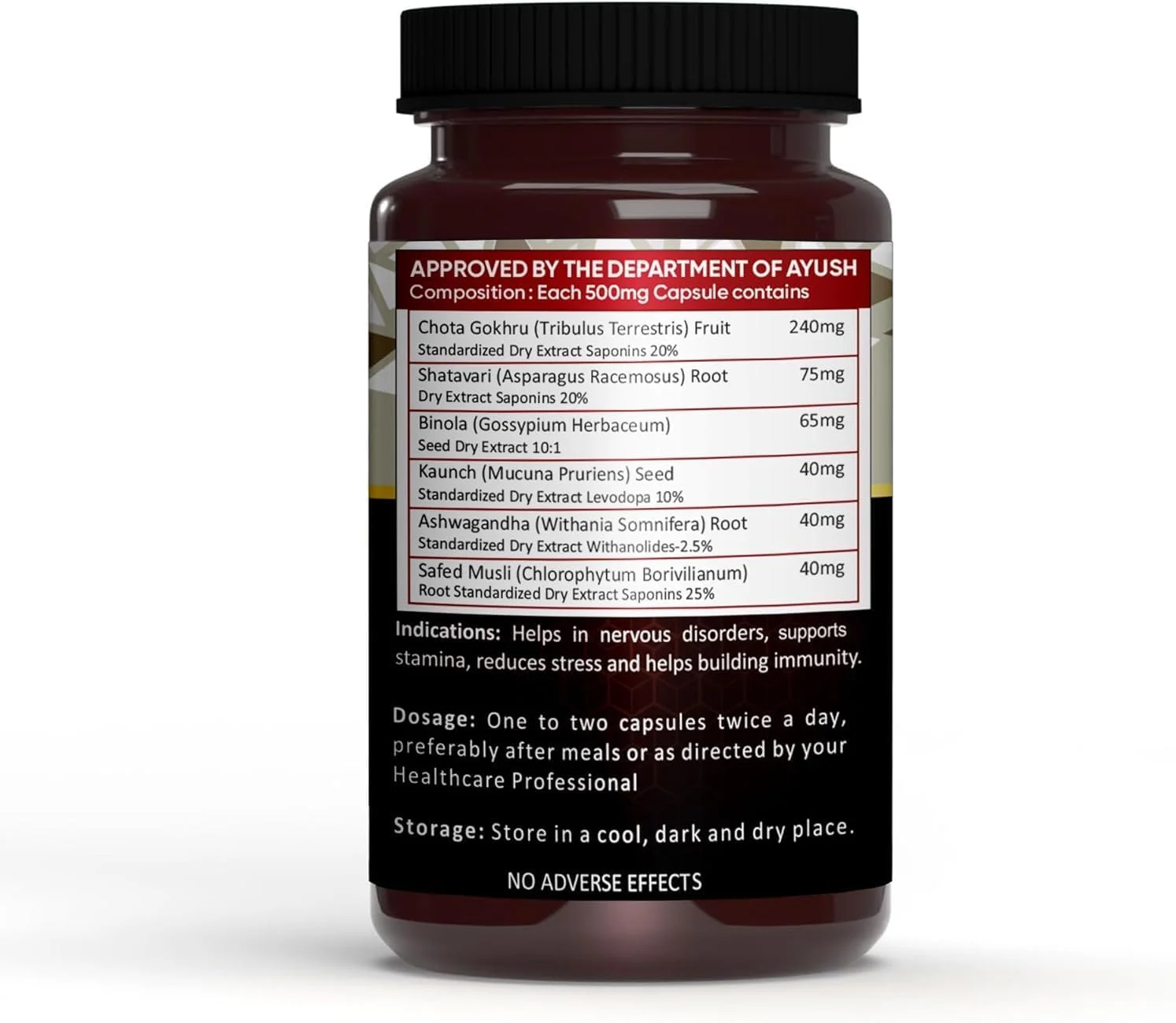 کپسول های عصاره شیلاجیت طبیعی ودپوره با عصاره سفیده موسلی و آشواگاندا - 1000 میلی گرم 60 عدد کپسول های عصاره شیلاجیت طبیعی ودپوره با عصاره سفیده موسلی و آشواگاندا - 1000 میلی گرم 60 عدد