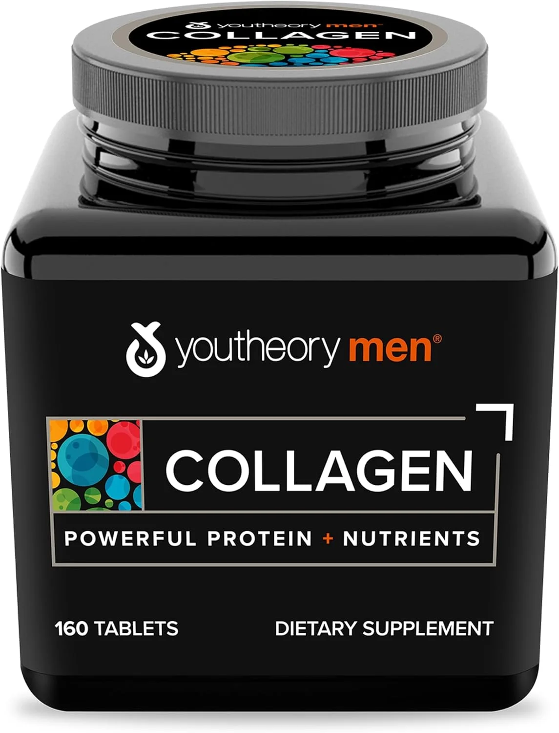 کلاژن مردانه Youtheory - مکمل های کلاژن روزانه برای مردان - پشتیبانی از مو و پوست (160 قرص)