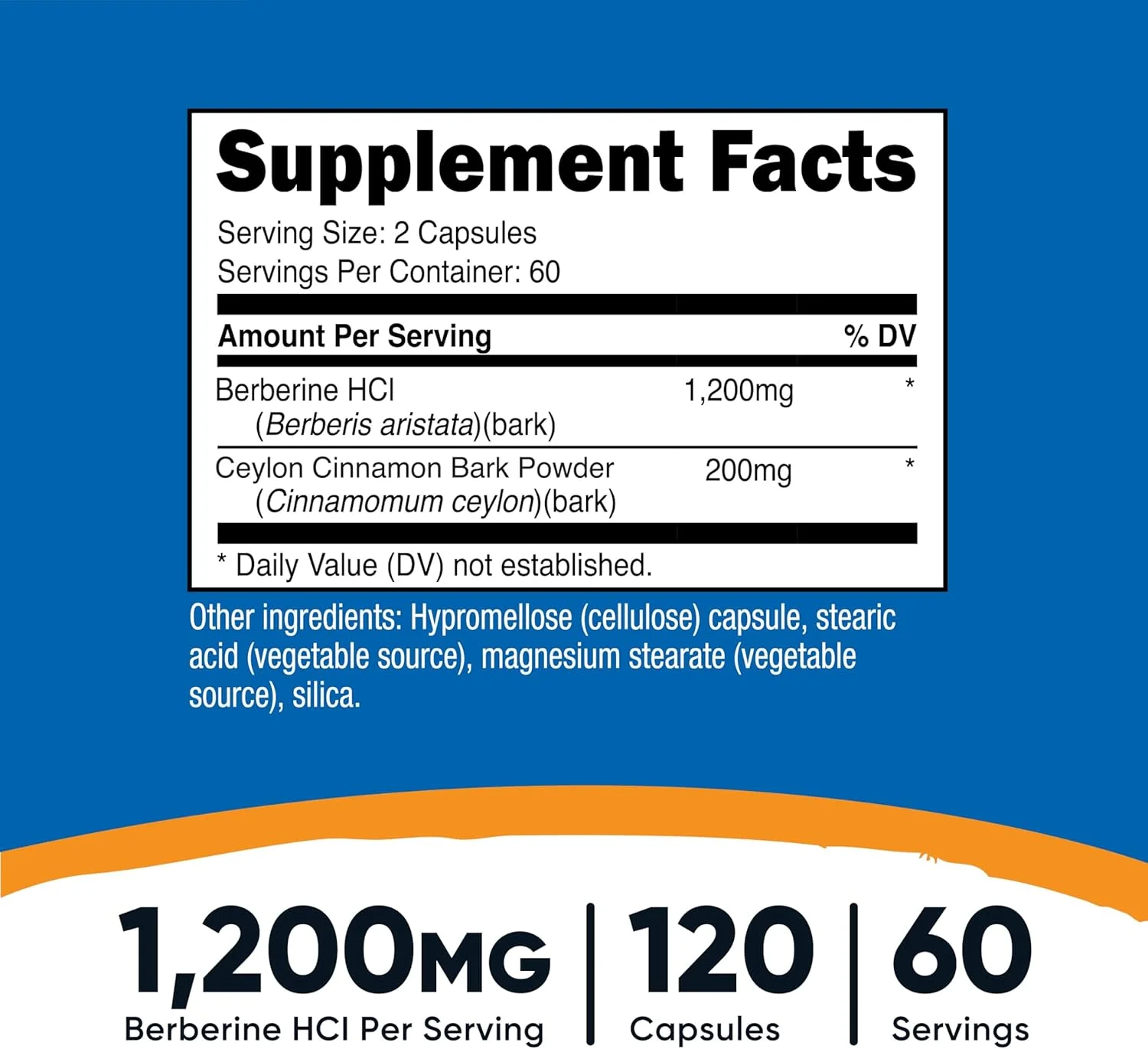 کپسول بربرین HCI نوتریکاست به همراه دارچین سیلان (120 کپسول، 60 سروینگ) - غیر GMO و محصول فاقد فراورده های حیوانی کپسول بربرین HCI نوتریکاست به همراه دارچین سیلان (120 کپسول، 60 سروینگ) - غیر GMO و محصول فاقد فراورده های حیوانی