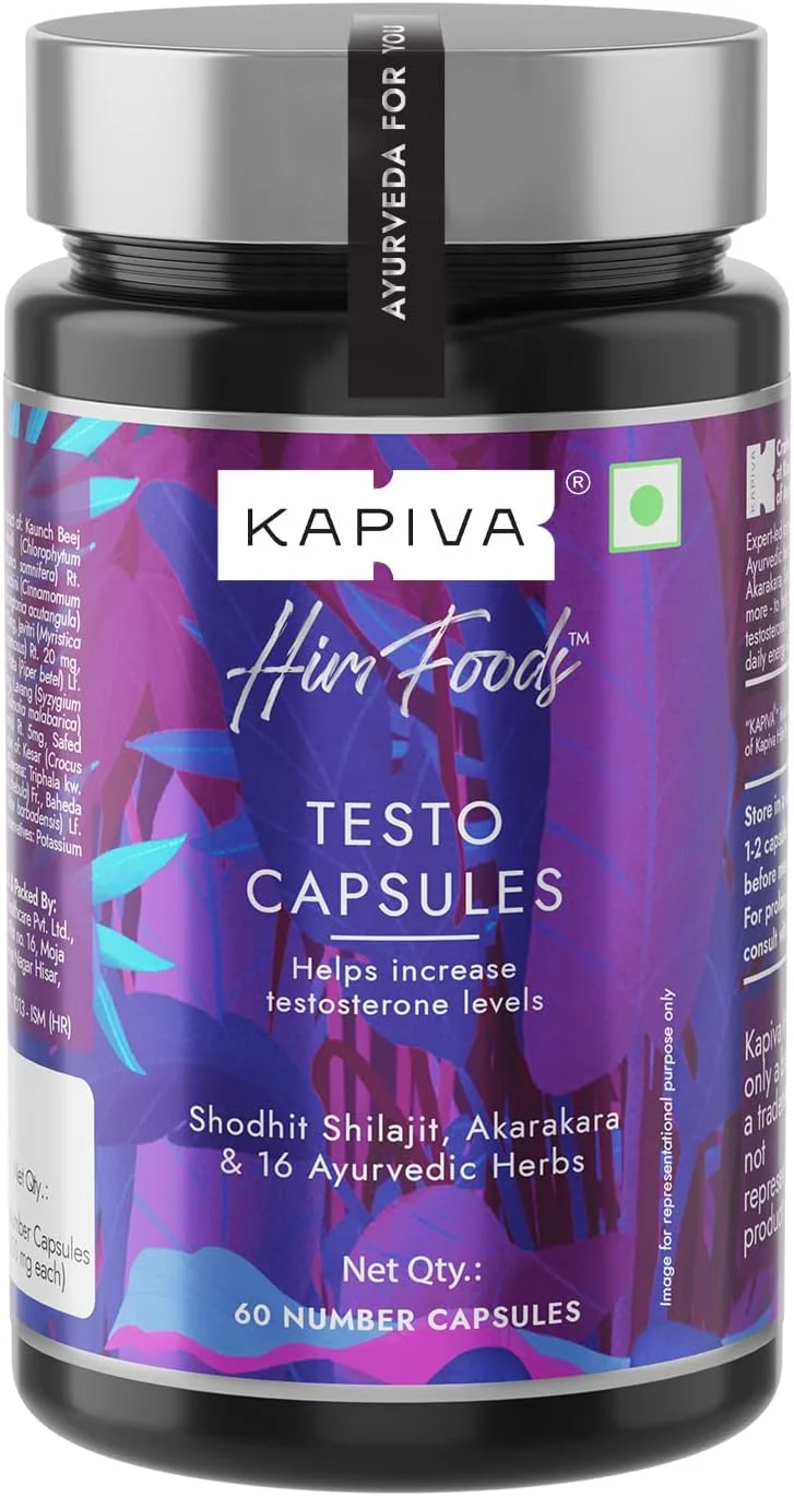 کپسول های کاپیوا برای سلامتی و قدرت روزانه - 16 گیاه آیورودا | شیلاجیت، سفید موسلی و آکارکارا (60 کپسول) کپسول های کاپیوا برای سلامتی و قدرت روزانه - 16 گیاه آیورودا | شیلاجیت، سفید موسلی و آکارکارا (60 کپسول)