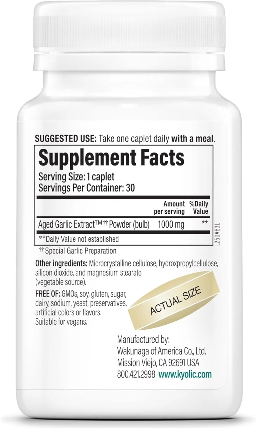 مکمل سیر کهنه شده کیولیک، یک عدد در روز، پشتیبانی از قلب و عروق، 30 کپسول گیاهی مکمل سیر کهنه شده کیولیک، یک عدد در روز، پشتیبانی از قلب و عروق، 30 کپسول گیاهی