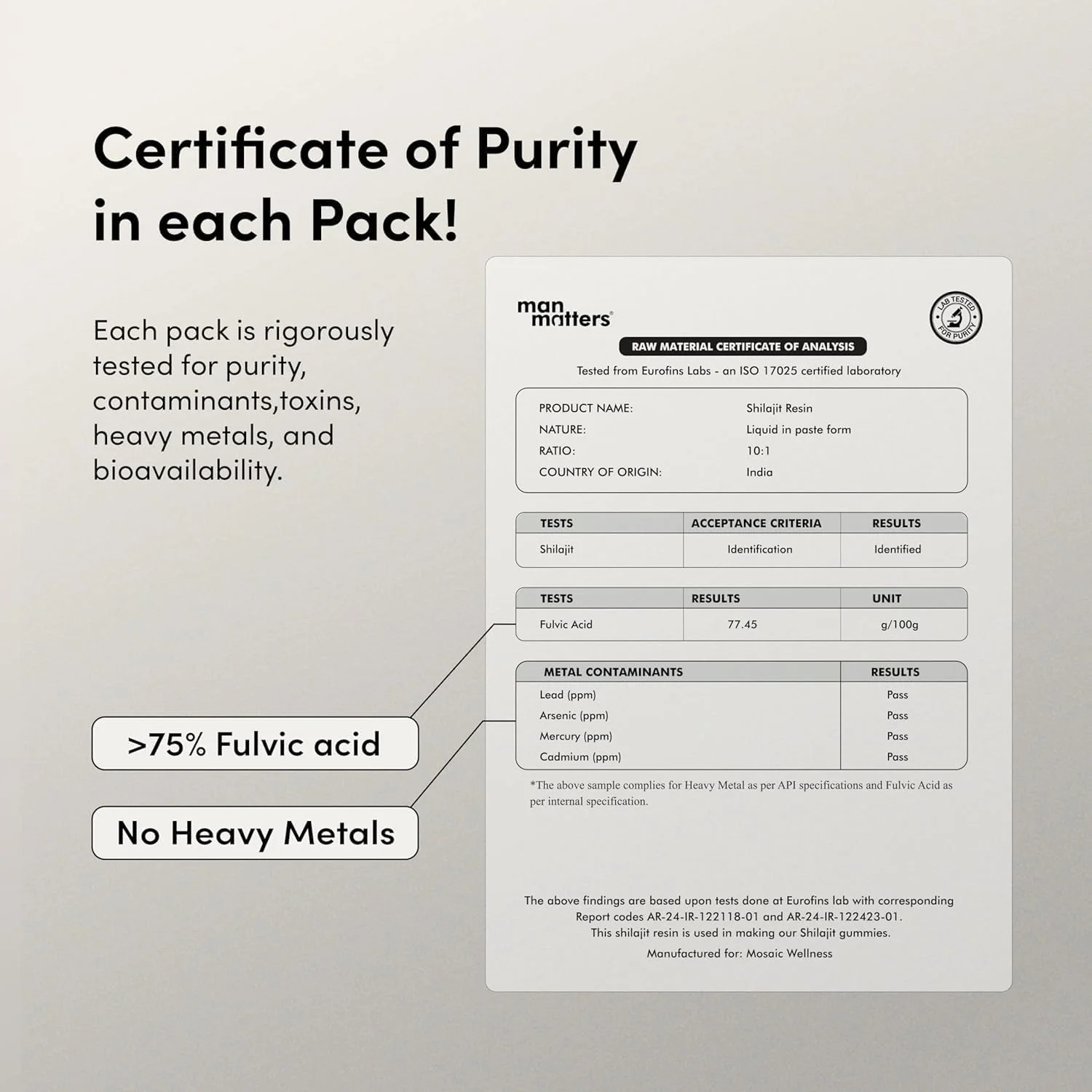 پاستیل شیلاجیت هیمالیا برای آقایان، حاوی اسید فولیک، آشواگاندا | افزایش استقامت، قدرت، انرژی | تست شده در آزمایشگاه | بدون شکر افزوده | غیر GMO | بسته 30 عددی (بسته 15 روزه)