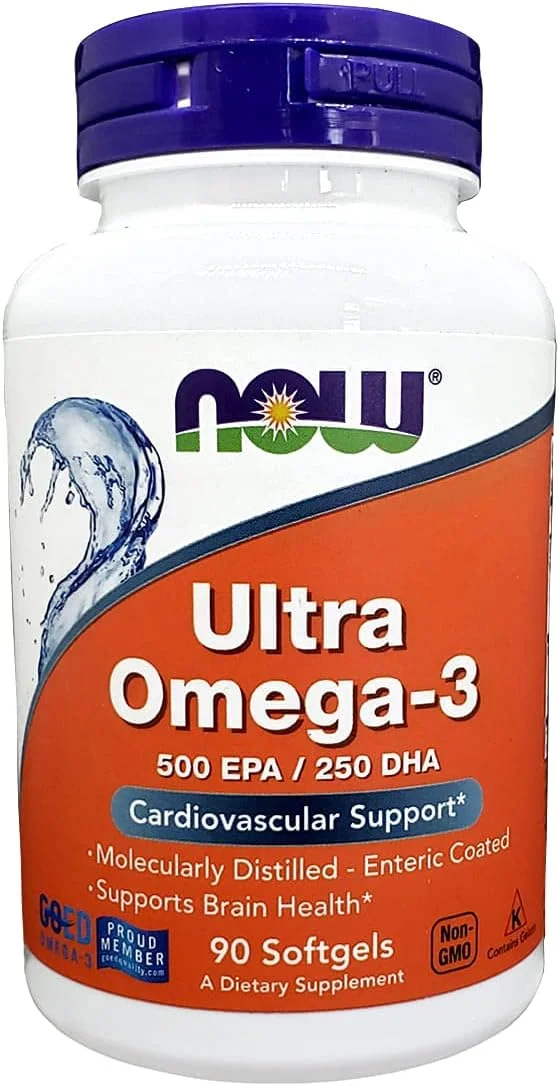 Now Foods، Ultra Omega-3، 500 EPA/250 DHA، 90 سافت ژل