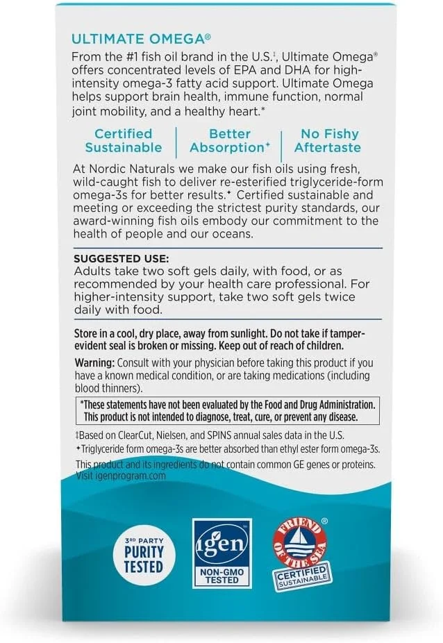 نوردیک نچرالز روغن ماهی امگا 3 با طعم لیمو حاوی DHA و EPA (210 عدد)