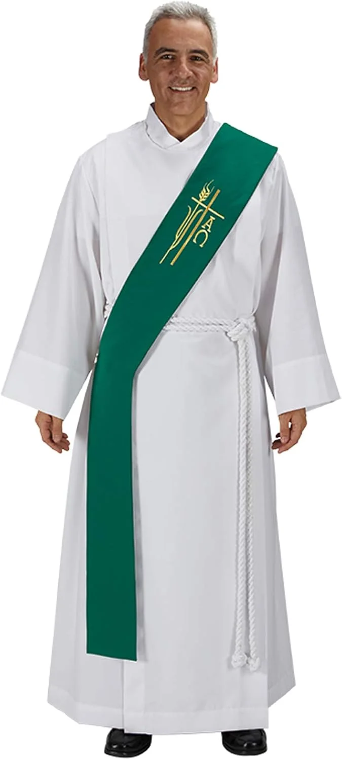 شال گردن شمایل گندم آلفا امگا، سبز