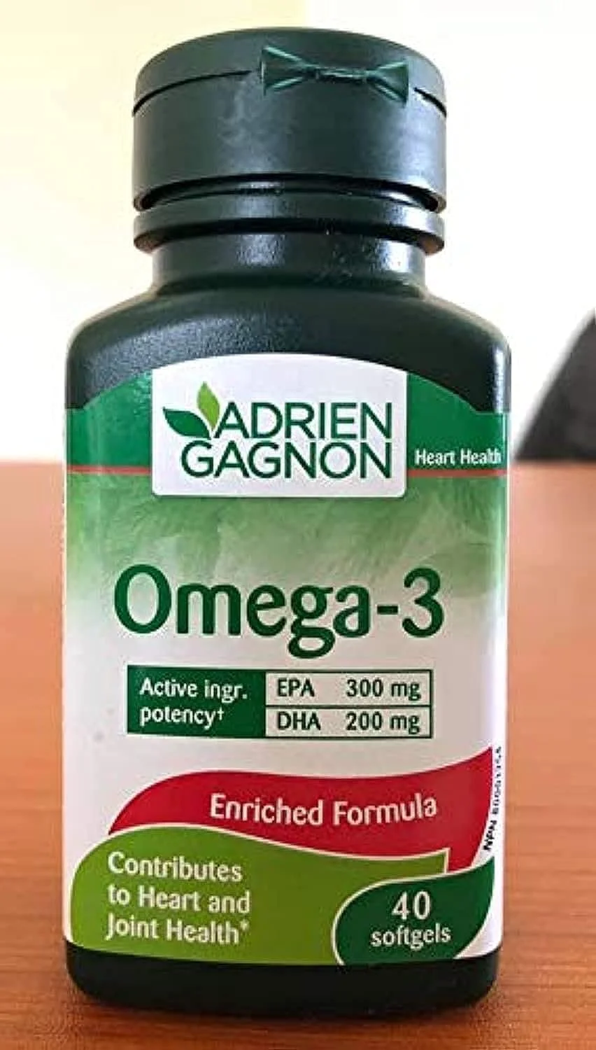 آدریان گاگنون امگا 3 فرمول غنی شده 1000 میلی گرم (40 سافت ژل)