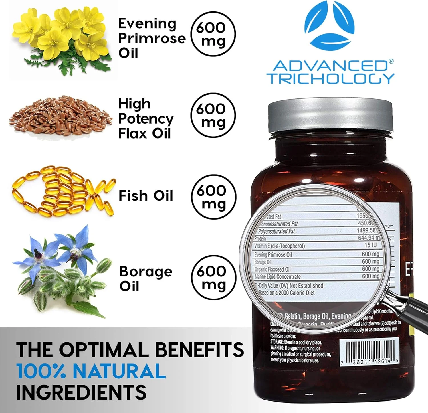 روغن تخم کتان با قدرت بالا و امگا، 90 عدد