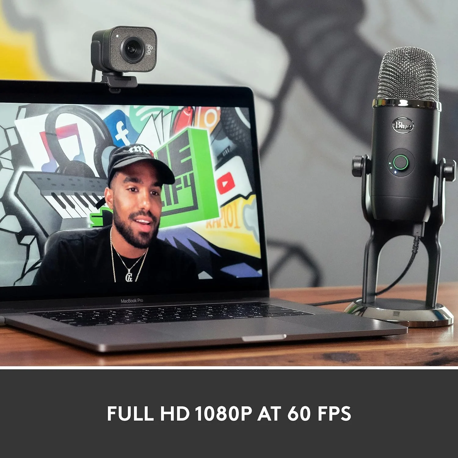 وب کم استریمینگ ممتاز Logitech For Creators Streamcam - تولید محتوای ویدیویی، Full HD 1080P 60 فریم در ثانیه، لنز شیشه ای، فوکوس خودکار هوشمند، اتصال USB، PC، Mac گرافیت وب کم استریمینگ ممتاز Logitech For Creators Streamcam - تولید محتوای ویدیویی، Full HD 1080P 60 فریم در ثانیه، لنز شیشه ای، فوکوس خودکار هوشمند، اتصال USB، PC، Mac گرافیت