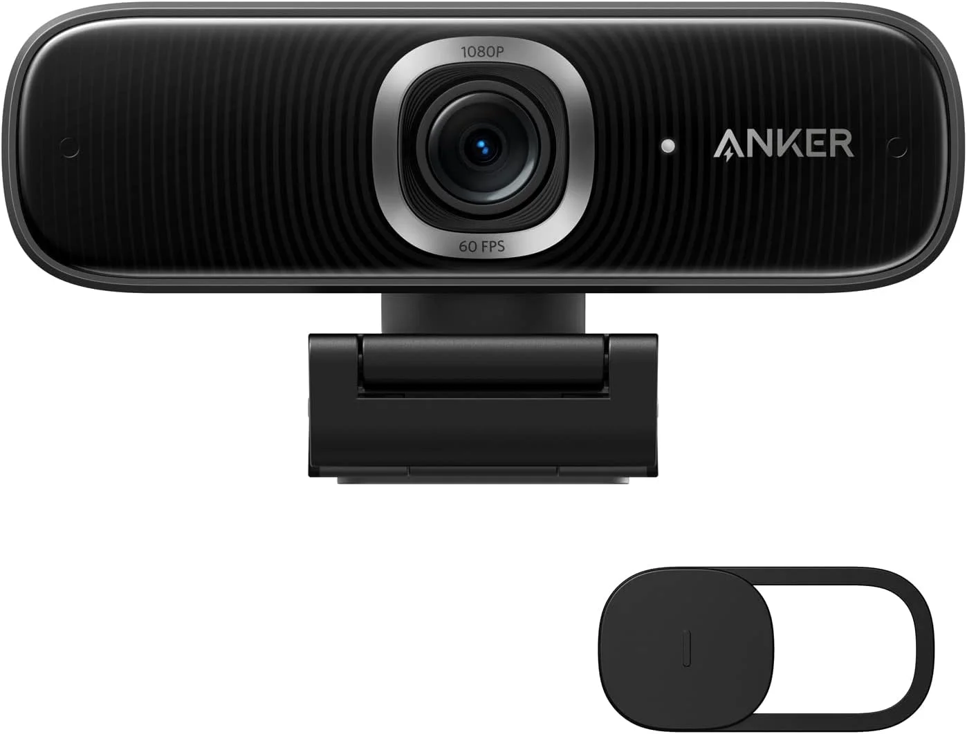 وب کم هوشمند Anker PowerConf C300 Full HD، با قابلیت قاب‌بندی و فوکوس خودکار مبتنی بر هوش مصنوعی، وب کم 1080p با میکروفون‌های حذف نویز، FoV قابل تنظیم، HDR، 60 FPS، تصحیح نور کم، دارای تاییدیه Zoom