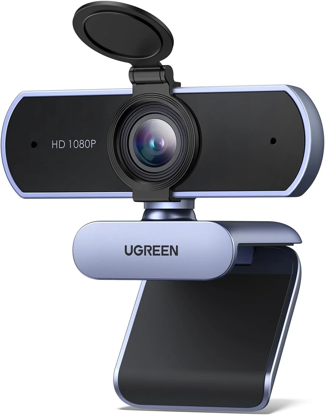 وب کم 1080P UGREEN با میکروفون، دوربین USB HD، دوربین استریم 1080P/30fps 720P/60fps، با اصلاح نور خودکار، میکروفون های دوگانه کاهش نویز، برای اسکایپ/فیس بوک/یوتیوب، لپ تاپ/رومیزی، خاکستری وب کم 1080P UGREEN با میکروفون، دوربین USB HD، دوربین استریم 1080P/30fps 720P/60fps، با اصلاح نور خودکار، میکروفون های دوگانه کاهش نویز، برای اسکایپ/فیس بوک/یوتیوب، لپ تاپ/رومیزی، خاکستری