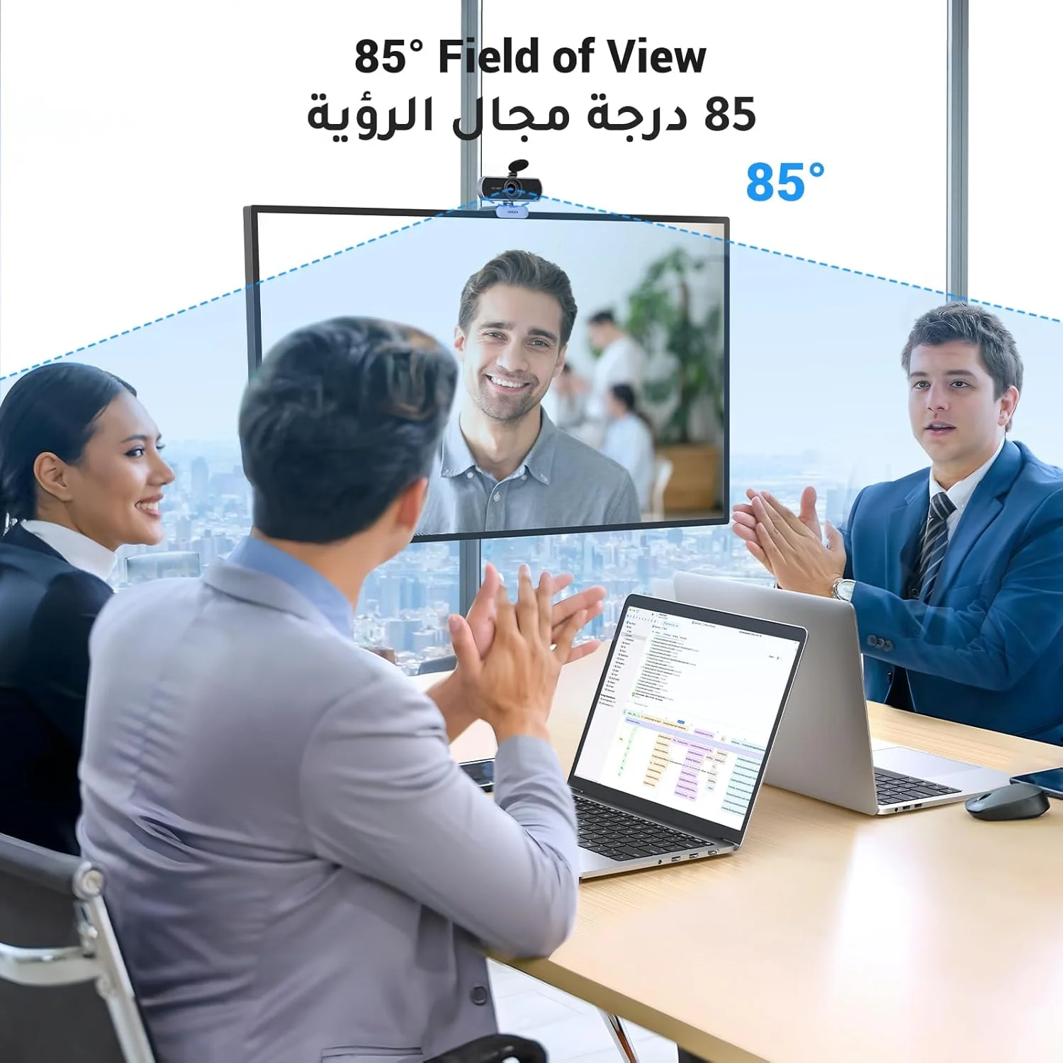 وب کم 1080P UGREEN با میکروفون، دوربین USB HD، دوربین استریم 1080P/30fps 720P/60fps، با اصلاح نور خودکار، میکروفون های دوگانه کاهش نویز، برای اسکایپ/فیس بوک/یوتیوب، لپ تاپ/رومیزی، خاکستری وب کم 1080P UGREEN با میکروفون، دوربین USB HD، دوربین استریم 1080P/30fps 720P/60fps، با اصلاح نور خودکار، میکروفون های دوگانه کاهش نویز، برای اسکایپ/فیس بوک/یوتیوب، لپ تاپ/رومیزی، خاکستری