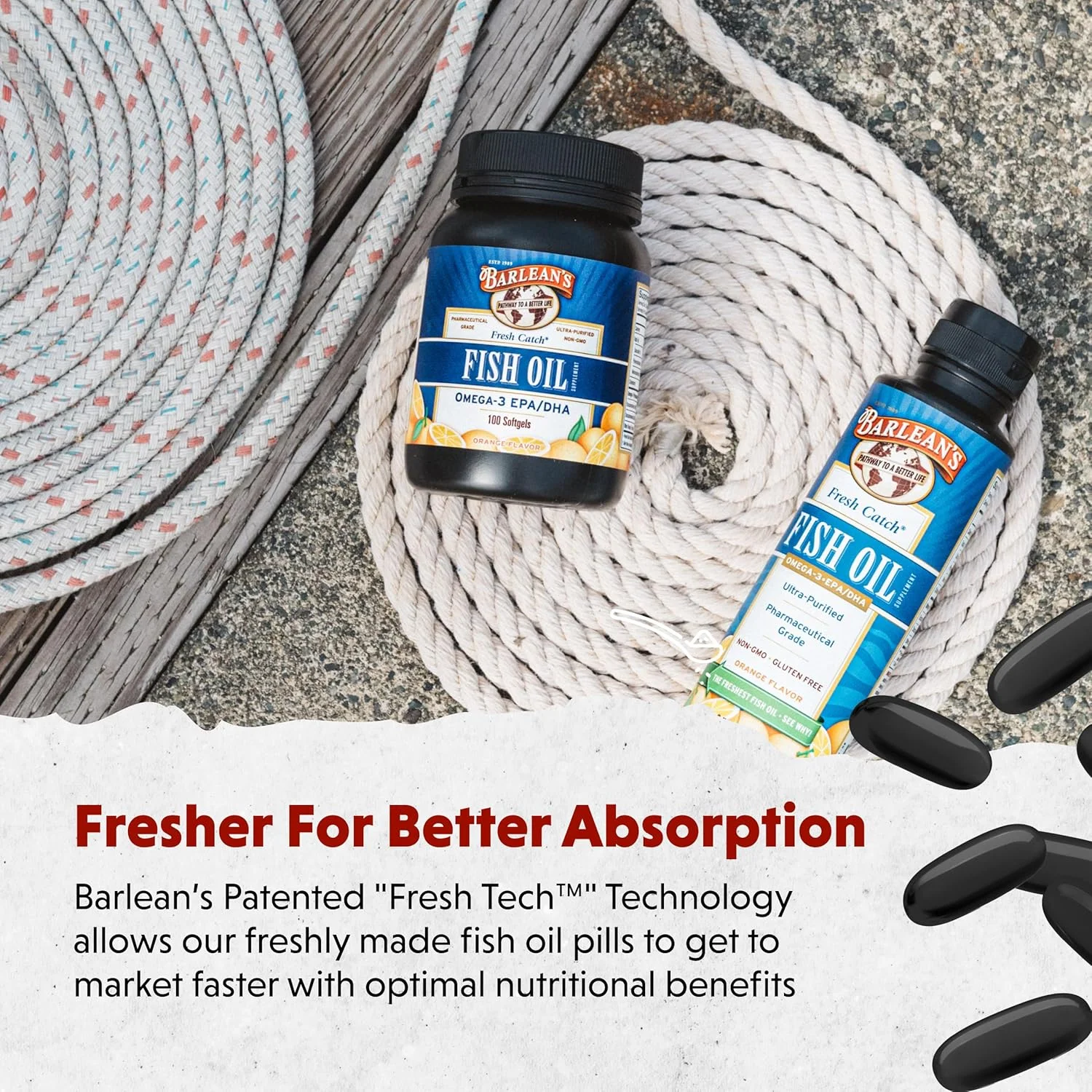 کپسول های روغن ماهی بارلینز - 100 عدد کپسول های روغن ماهی بارلینز - 100 عدد