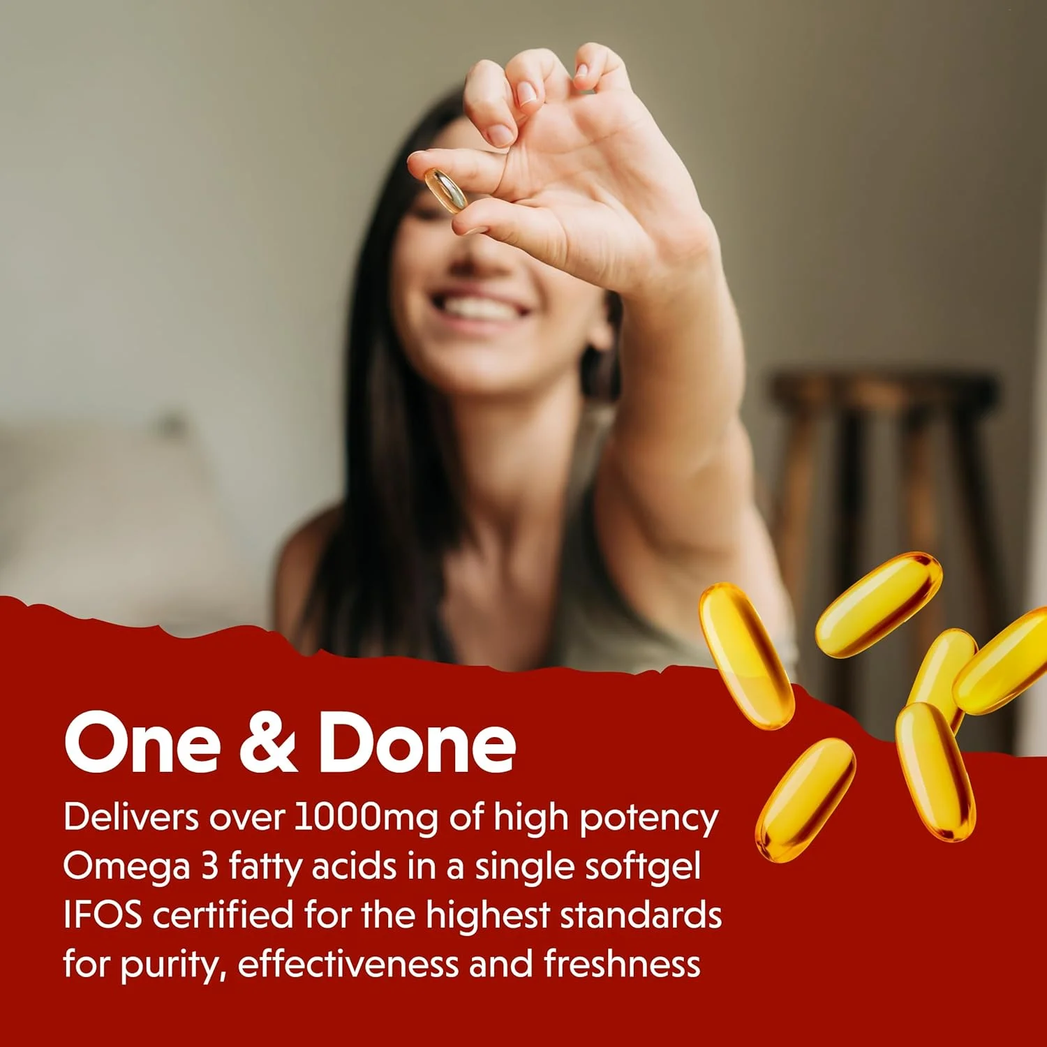 کپسول نرم مکمل غذایی روغن های ارگانیک بارلینز، امگا 3 ایده آل، 1000 میلی گرم EPA/DHA، طعم پرتقال، 60 عدد کپسول نرم مکمل غذایی روغن های ارگانیک بارلینز، امگا 3 ایده آل، 1000 میلی گرم EPA/DHA، طعم پرتقال، 60 عدد