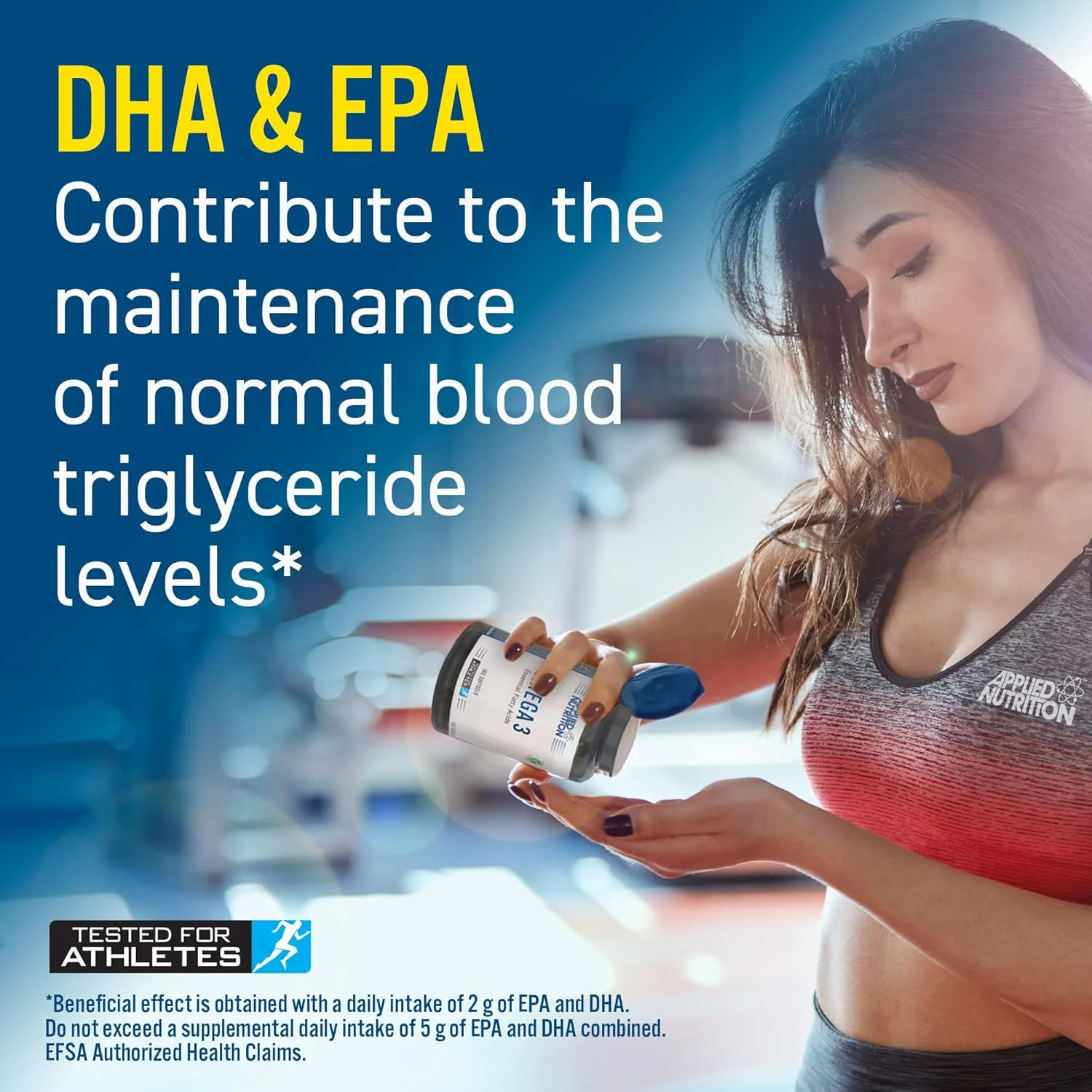 امگا 3 Applied Nutrition - روغن ماهی امگا 1000 میلی گرم، 180 میلی گرم EPA و 120 میلی گرم DHA در هر سافت ژل، ساخت انگلستان (100 سافت ژل) امگا 3 Applied Nutrition - روغن ماهی امگا 1000 میلی گرم، 180 میلی گرم EPA و 120 میلی گرم DHA در هر سافت ژل، ساخت انگلستان (100 سافت ژل)