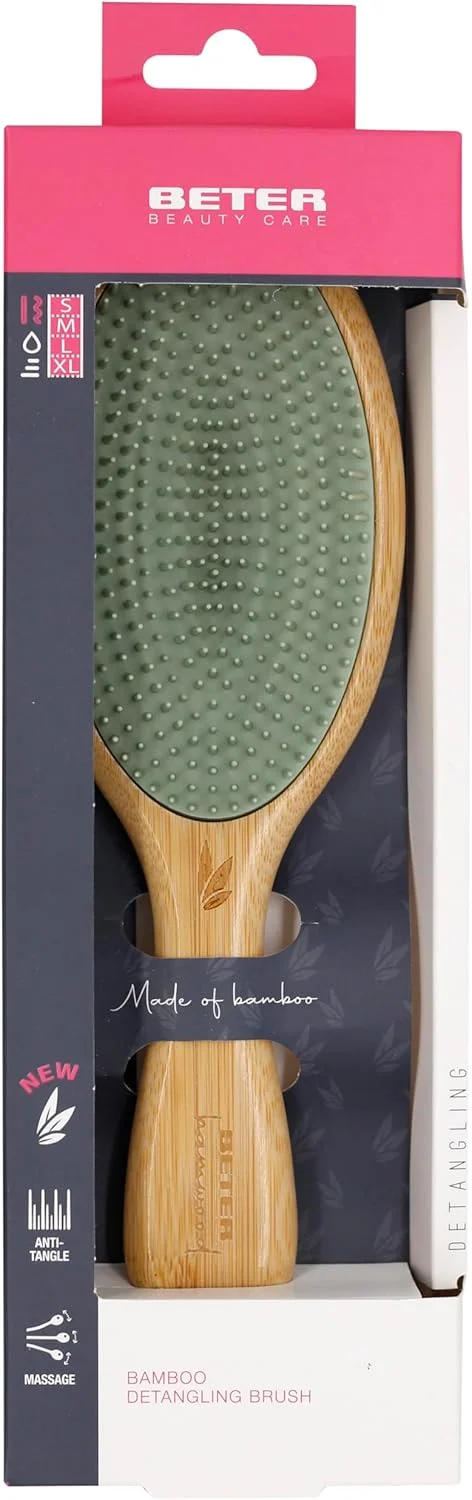 برس باز کننده گره مو بامبو Beter Bamwood، تک عددی، مناسب برای همه