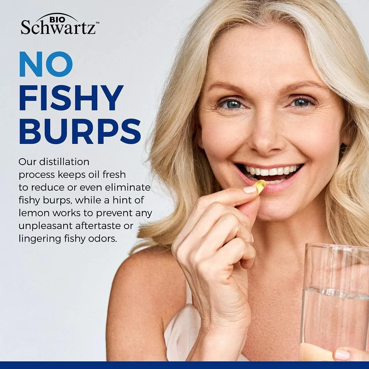 روغن ماهی امگا 3 BioSchwartz، طعم لیمو، 1200 میلی گرم EPA و 900 میلی گرم DHA، 90 سافت ژل روغن ماهی امگا 3 BioSchwartz، طعم لیمو، 1200 میلی گرم EPA و 900 میلی گرم DHA، 90 سافت ژل