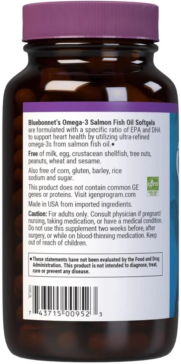 کپسول های ژلاتینی روغن ماهی سالمون امگا 3 بلو بونت نوتریشن، 90 عدد کپسول های ژلاتینی روغن ماهی سالمون امگا 3 بلو بونت نوتریشن، 90 عدد