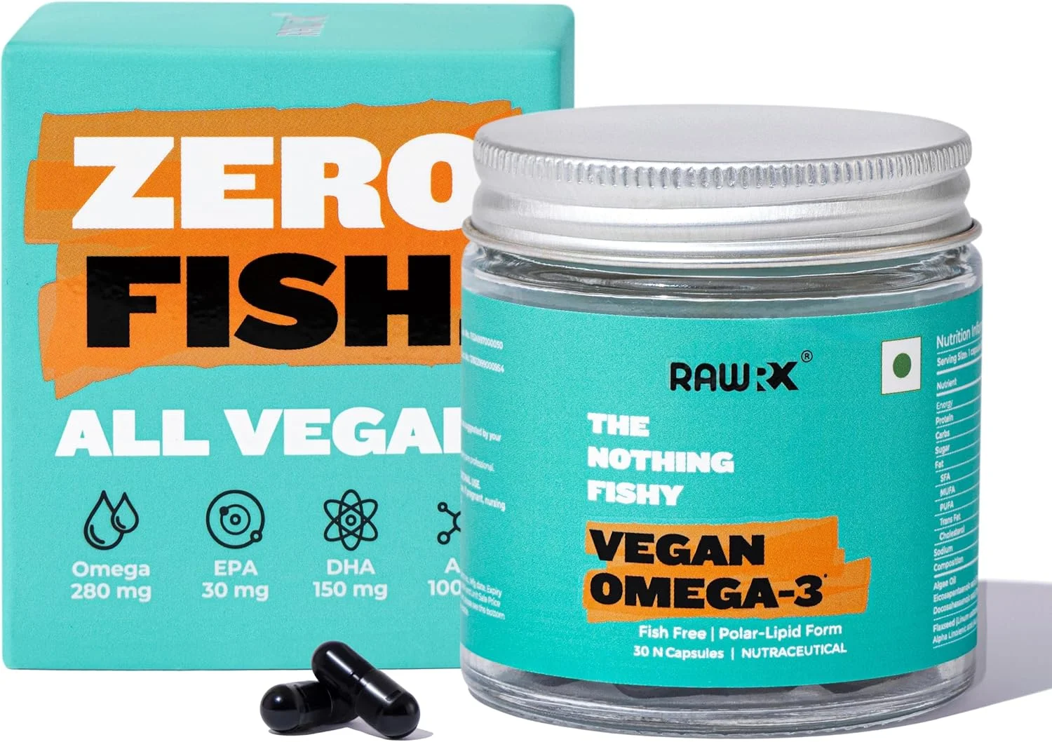 کپسول های روغن امگا 3 گیاهی RawRX، 30 عدد کپسول گیاهی (مناسب برای 30 روز)، روغن جلبک 500 میلی گرمی، بدون کاراگینان و ژلاتین، بدون روغن ماهی، پشتیبانی از سلامت قلب، مغز و مفاصل، برای آقایان و بانوان کپسول های روغن امگا 3 گیاهی RawRX، 30 عدد کپسول گیاهی (مناسب برای 30 روز)، روغن جلبک 500 میلی گرمی، بدون کاراگینان و ژلاتین، بدون روغن ماهی، پشتیبانی از سلامت قلب، مغز و مفاصل، برای آقایان و بانوان