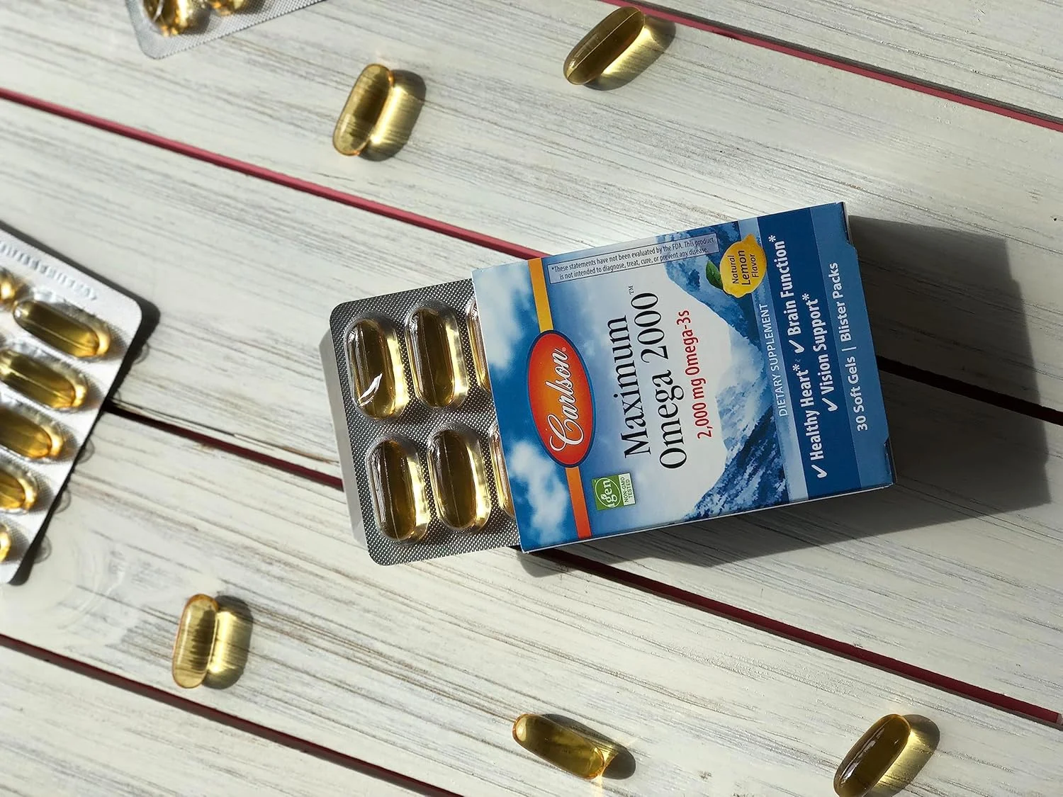 کارلسون - حداکثر امگا 2000 بسته های قابل حمل، 2000 میلی گرم امگا 3، روغن ماهی نروژی صید وحشی، کپسول های روغن ماهی با منبع پایدار، لیمو، بسته 30 سافت ژل کارلسون - حداکثر امگا 2000 بسته های قابل حمل، 2000 میلی گرم امگا 3، روغن ماهی نروژی صید وحشی، کپسول های روغن ماهی با منبع پایدار، لیمو، بسته 30 سافت ژل