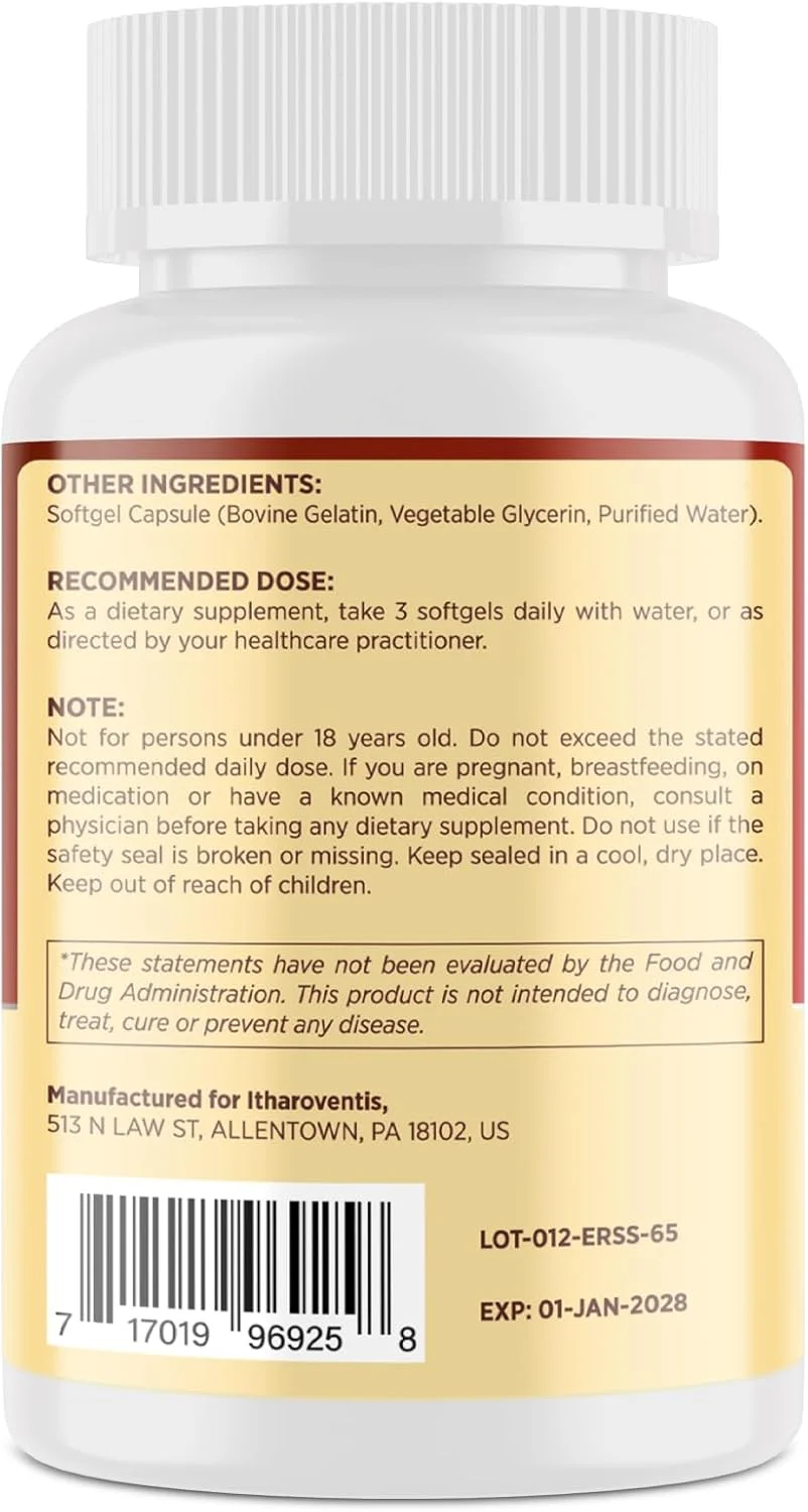 مکمل های کلسترول با استرول های گیاهی، نیاسین، برنج مخمر قرمز، برگاموت، امگا 3 و سیر - فرمول جذب پیشرفته - 90 سافت ژل