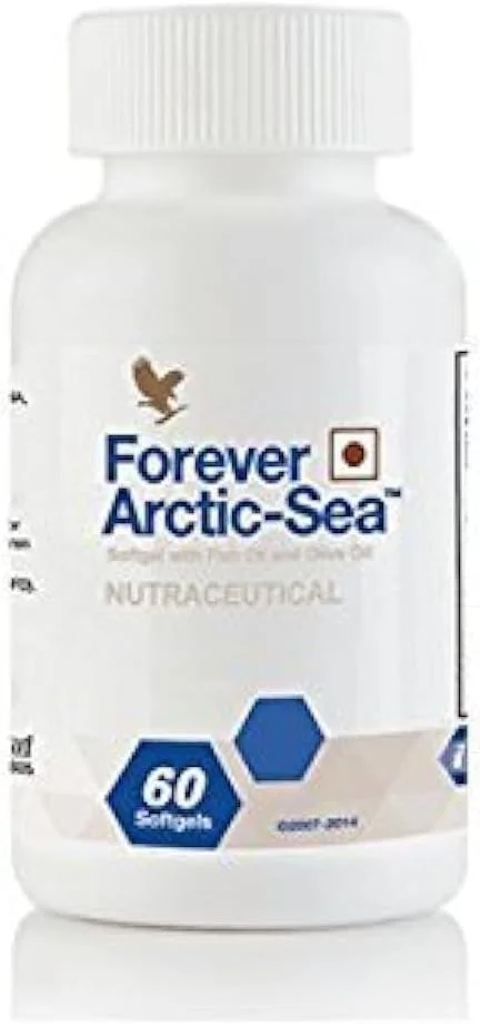 محصولات فوراور لیوینگ آرکتیک سی سوپر امگا 3 روغن ماهی طبیعی و روغن کالاماری به همراه روغن زیتون - 60 سافت ژل (بسته بندی جدید)