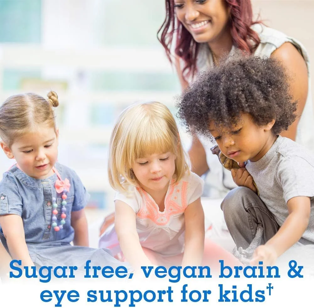 مکمل امگا 3 گیاهی Garden of Life ALA، DHA و EPA برای کودکان - مایع، توت فرنگی - حمایت از مغز و چشم وگان برای کودکان، بدون شکر و غیر GMO - 2 اونس مایع مکمل امگا 3 گیاهی Garden of Life ALA، DHA و EPA برای کودکان - مایع، توت فرنگی - حمایت از مغز و چشم وگان برای کودکان، بدون شکر و غیر GMO - 2 اونس مایع