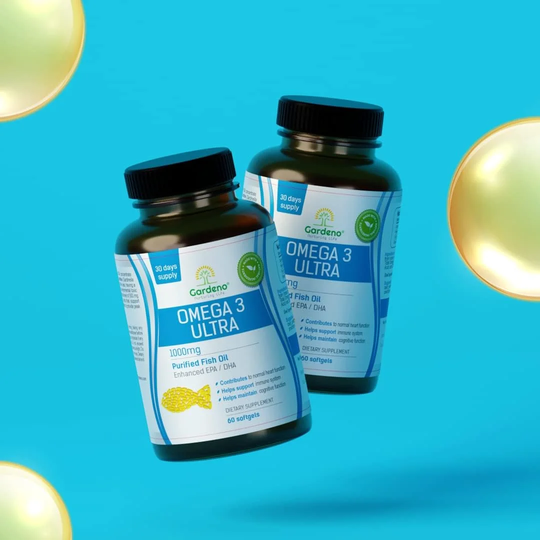 گاردنو نورچرینگ لایف امگا 3 اولترا - پشتیبانی از قلب و عروق، مغز و بینایی - روغن ماهی غلیظ شده تصفیه شده - 60 سافت ژل گاردنو نورچرینگ لایف امگا 3 اولترا - پشتیبانی از قلب و عروق، مغز و بینایی - روغن ماهی غلیظ شده تصفیه شده - 60 سافت ژل
