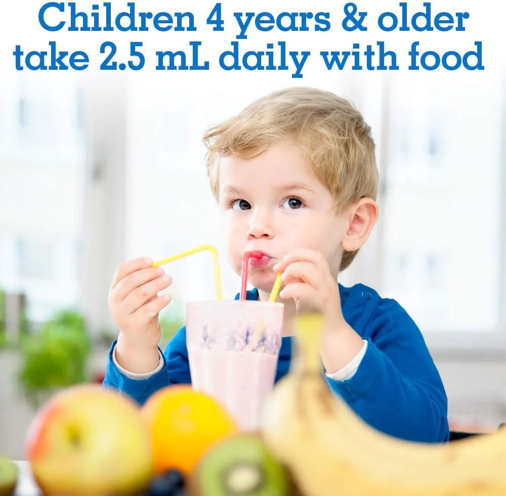 مکمل امگا 3 گیاهی Garden of Life ALA، DHA و EPA برای کودکان - مایع، توت فرنگی - حمایت از مغز و چشم وگان برای کودکان، بدون شکر و غیر GMO - 2 اونس مایع مکمل امگا 3 گیاهی Garden of Life ALA، DHA و EPA برای کودکان - مایع، توت فرنگی - حمایت از مغز و چشم وگان برای کودکان، بدون شکر و غیر GMO - 2 اونس مایع